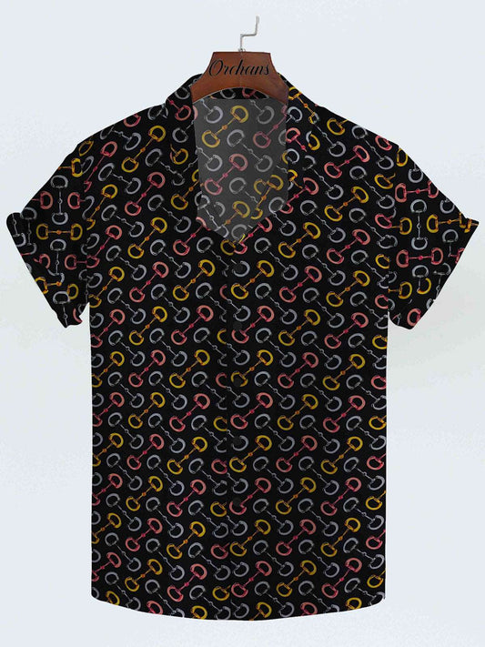 Abstract Printed Slim Fit Shirt